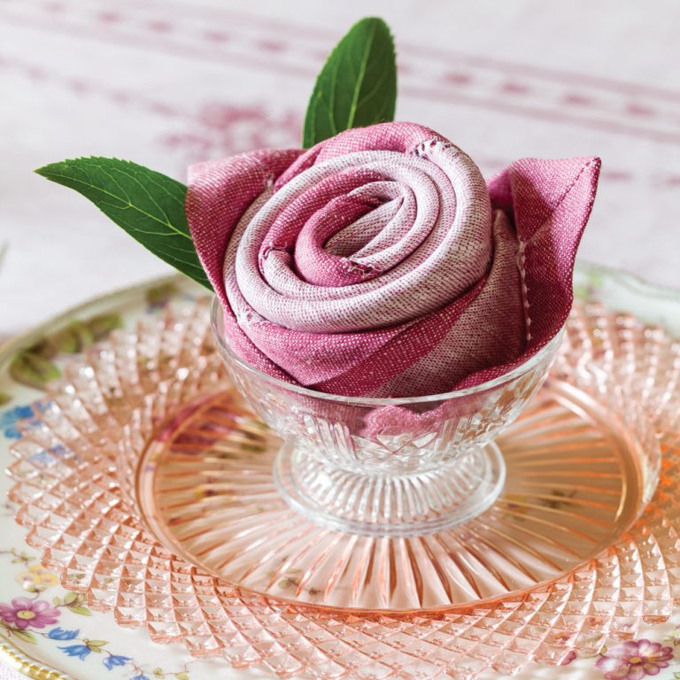 napkin rosette how-to