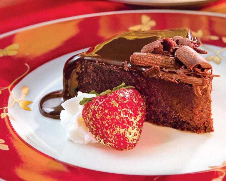 Flourless Chocolate Cake for Valentine's Day