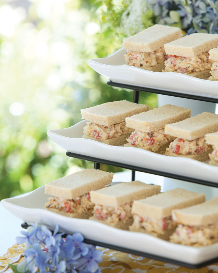 Pimiento Cheese Tea Sandwiches