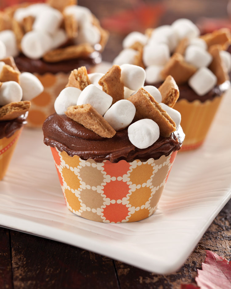 A picture of S’more Cupcakes