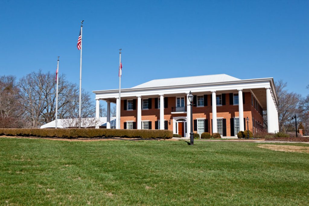 A photo of the Governor’s Mansion in Atlanta