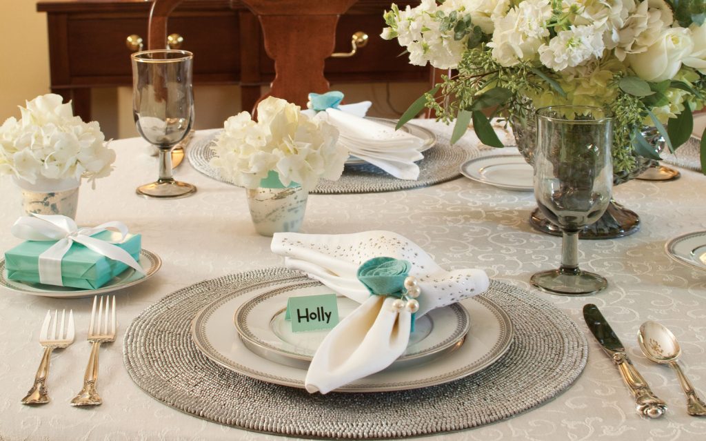 Breakfast at Tiffany's table