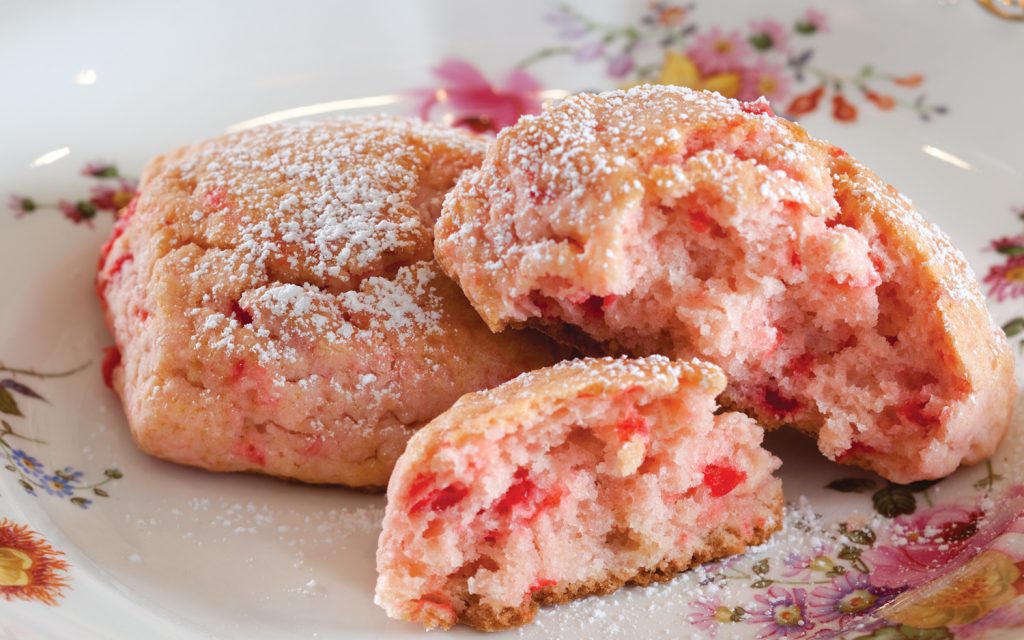 A picture of cherry scones