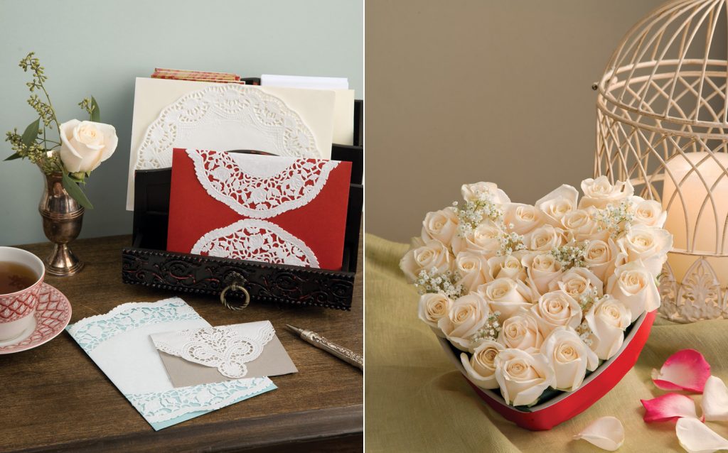 A picture of creative DIY ideas for Valentine’s Day displays