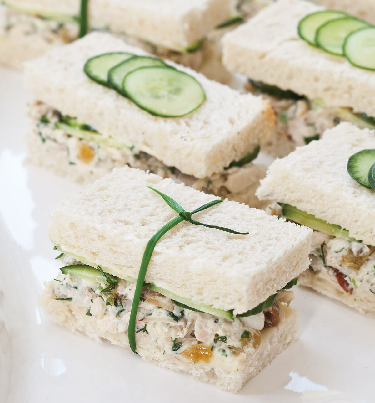 Herbed Chicken Salad Tea Sandwiches
