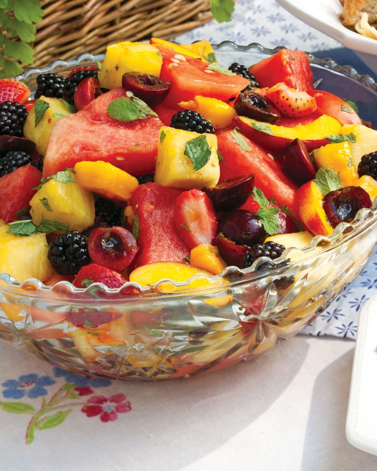 Mint-Lime Fruit Salad