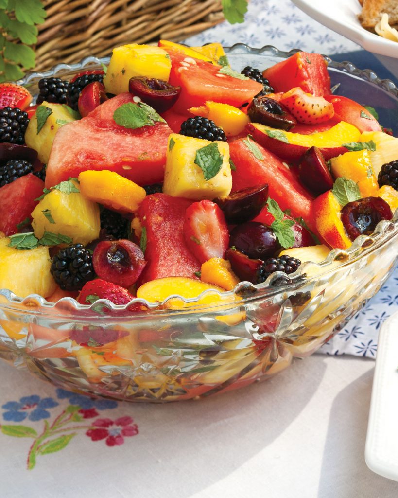 Mint-Lime Fruit Salad