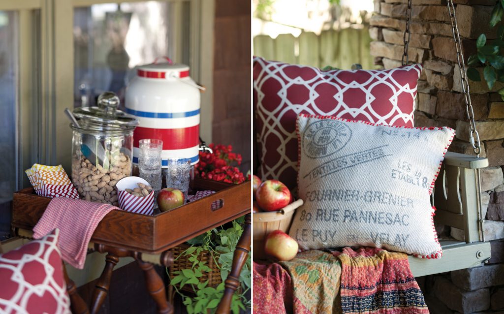 A picture of fall porch views
