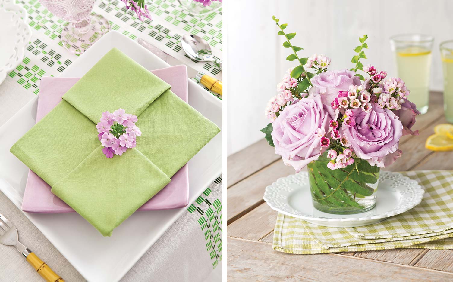Distinctive Details: How-to-Create Beautiful Spring Napkins