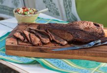 Oven-Roasted Beef Brisket with Succotash Relish Oven-Roasted Beef Brisket with Succotash Relish