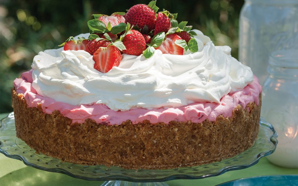 Basil-Strawberry Crème Tart