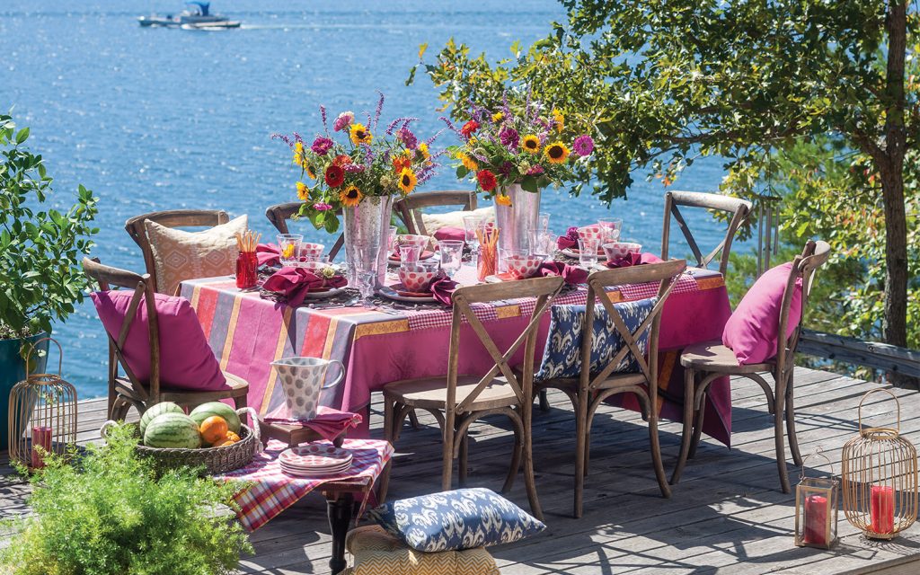 Waterfront Table Setting