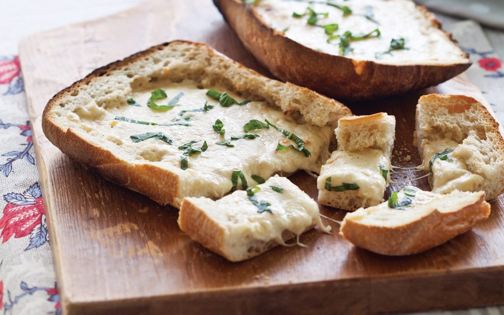 Grilled Mozzarella-Basil Ciabatta