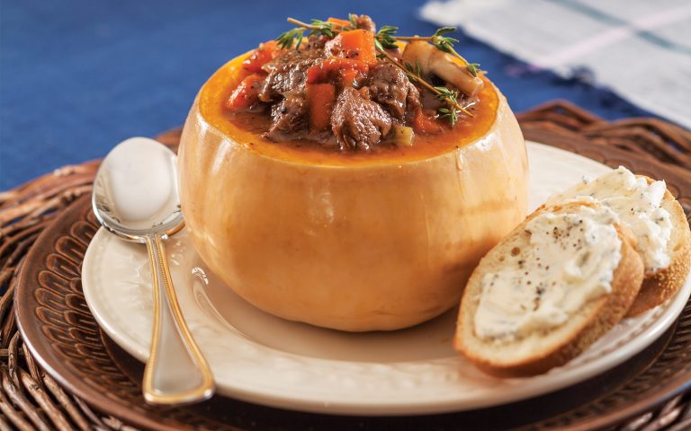 Beef Stew with Red Wine and Mushrooms