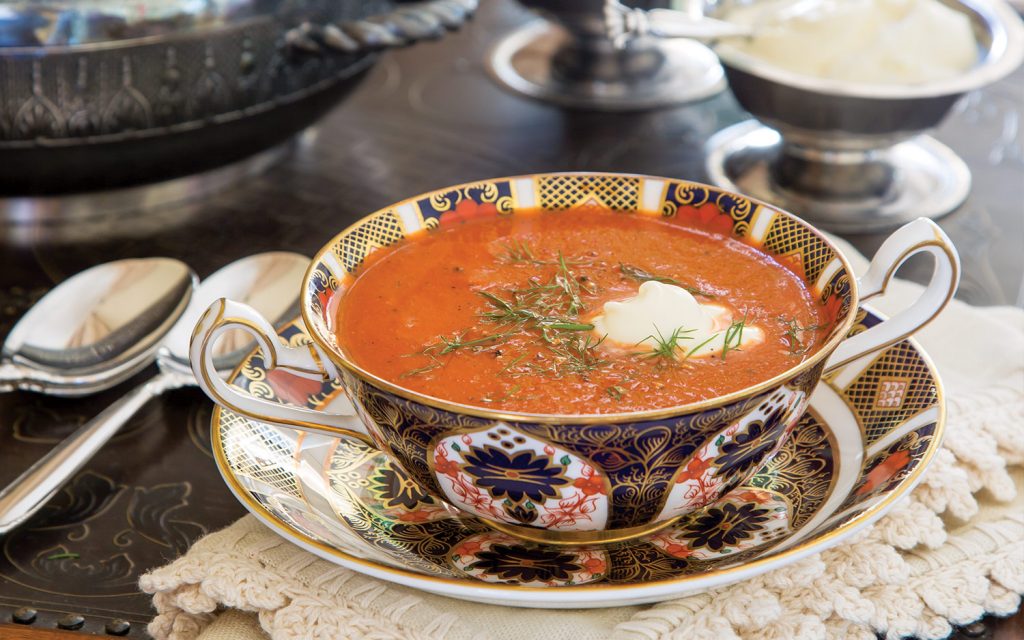 Roasted Red Pepper and Fennel Bisque
