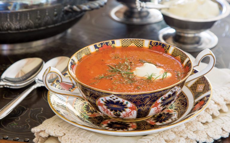 Roasted Red Pepper and Fennel Bisque