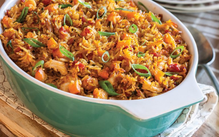 Autumn Country Captain Casserole