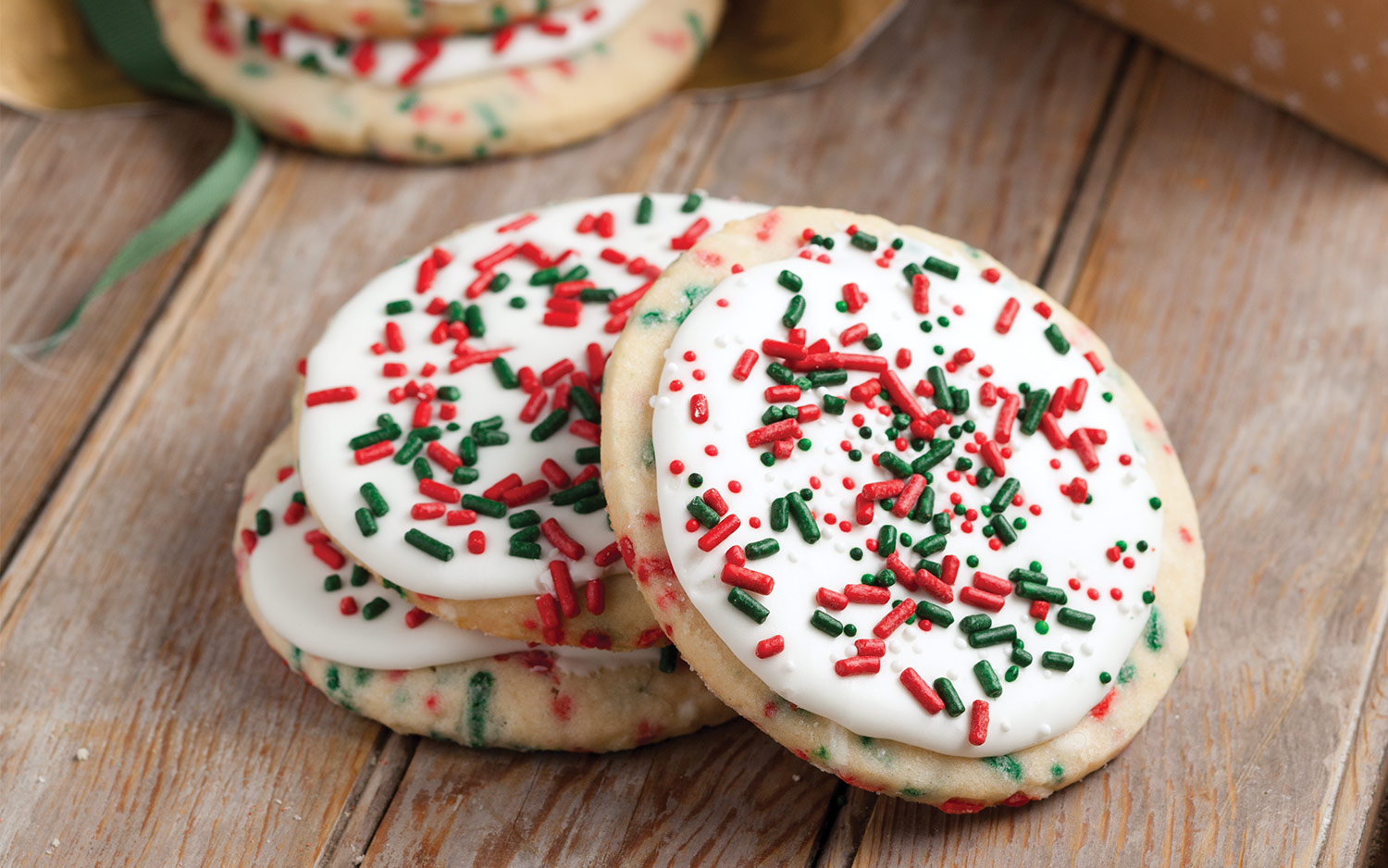 Holiday Funfetti Cookies
