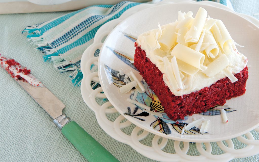 Red Velvet Sheet Cake