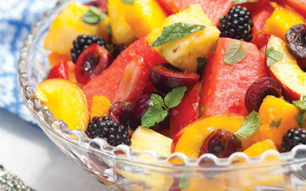 Mint-Lime Fruit Salad