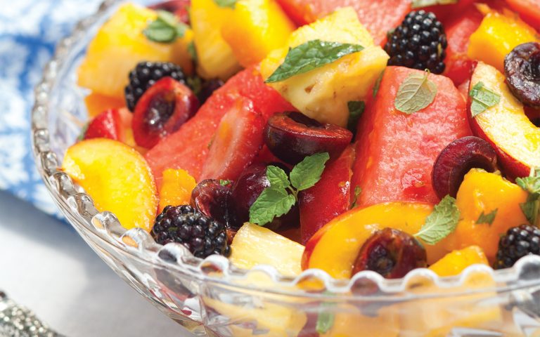 Mint-Lime Fruit Salad