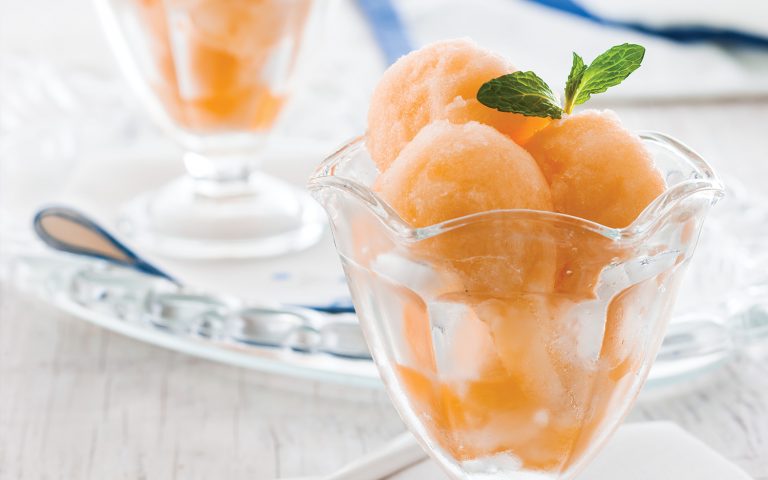 Cantaloupe Sorbet