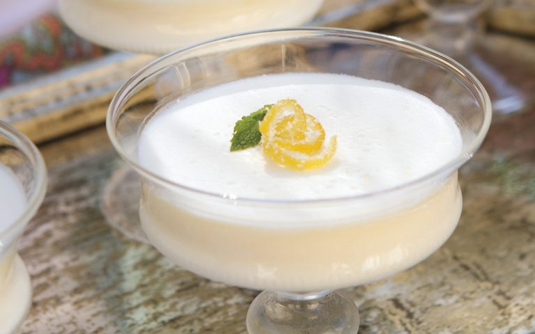 Lemon Buttermilk Panna Cotta