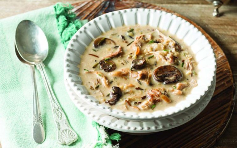 Chicken, Mushroom, and Wild Rice Soup