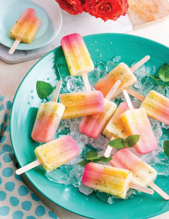 Lemon Balm and Sweet Mint.