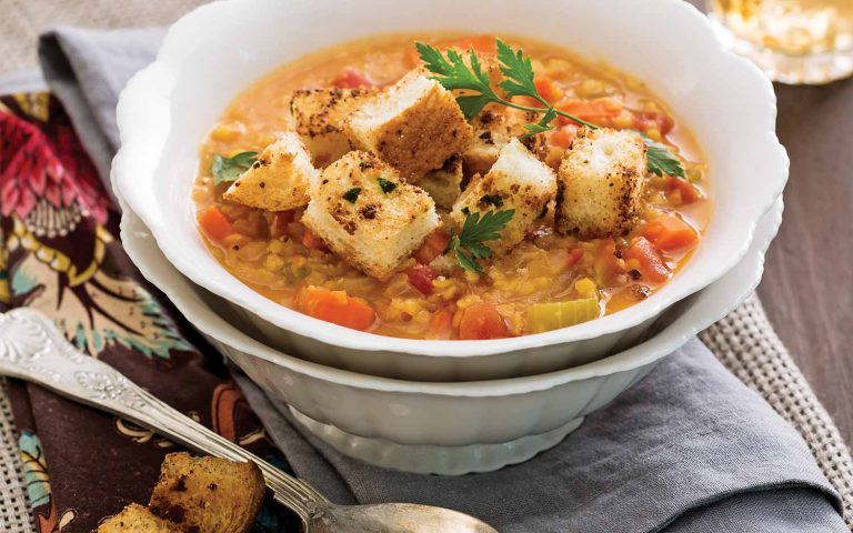 Vegetable Red Lentil Soup