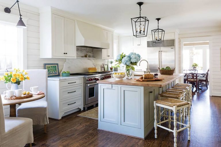 A light, airy kitchen