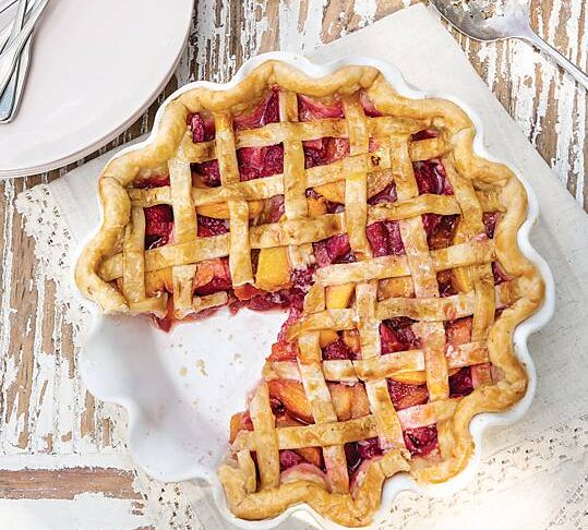 Strawberry-Peach Pie