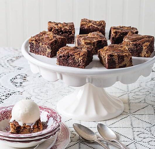 Swirled Peanut Butter Brownies
