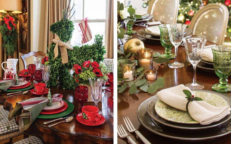 Pretty Table Settings for the holidays