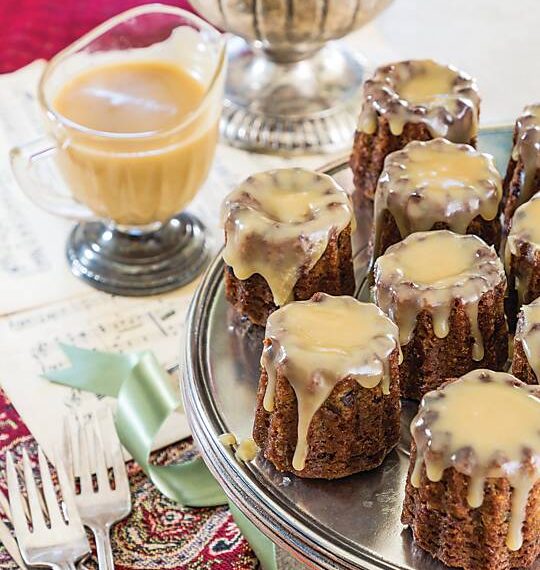 Figgy Pudding with Sticky Toffee Sauce