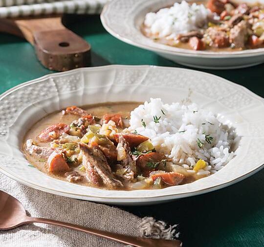 Duck and Andouille Gumbo