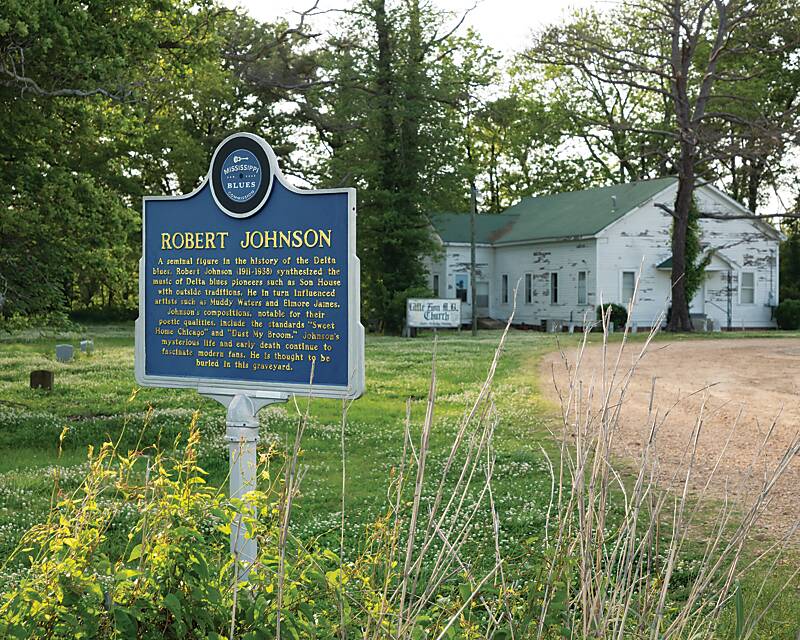 Robert Johnson Mississippi Blue Trail Marker
