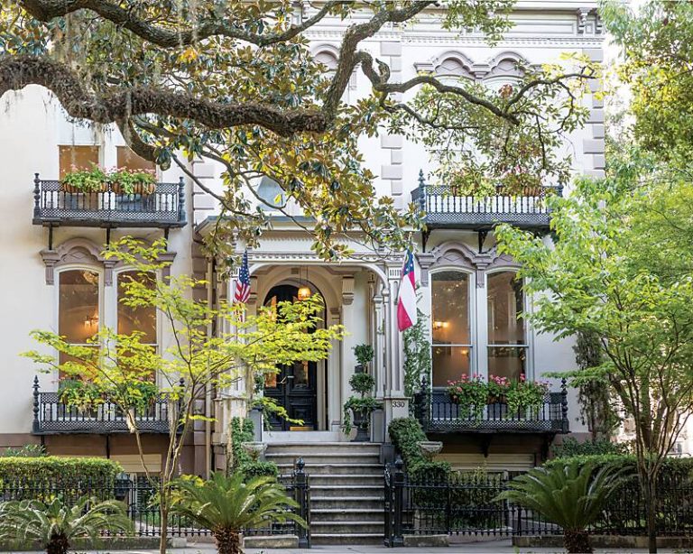 Hamilton-Turner Inn exterior in Savannah, Georgia