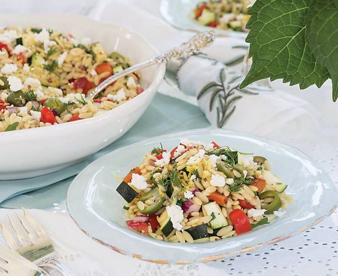 Lemon-Herb Orzo Salad