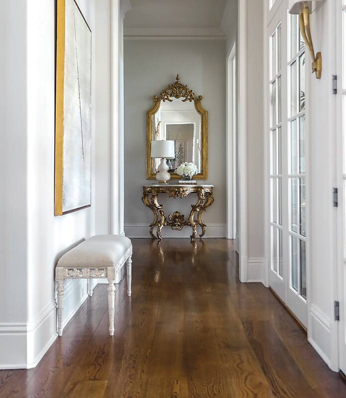 Serene Shades of Blue & Classic Finery in an Arkansas Home