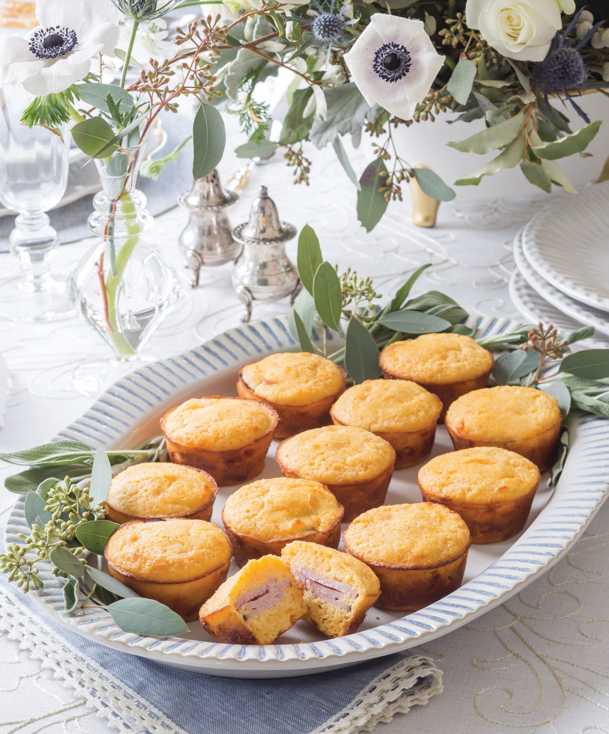 Crowd-Pleasing Recipes - Corn Muffin Ham Sliders