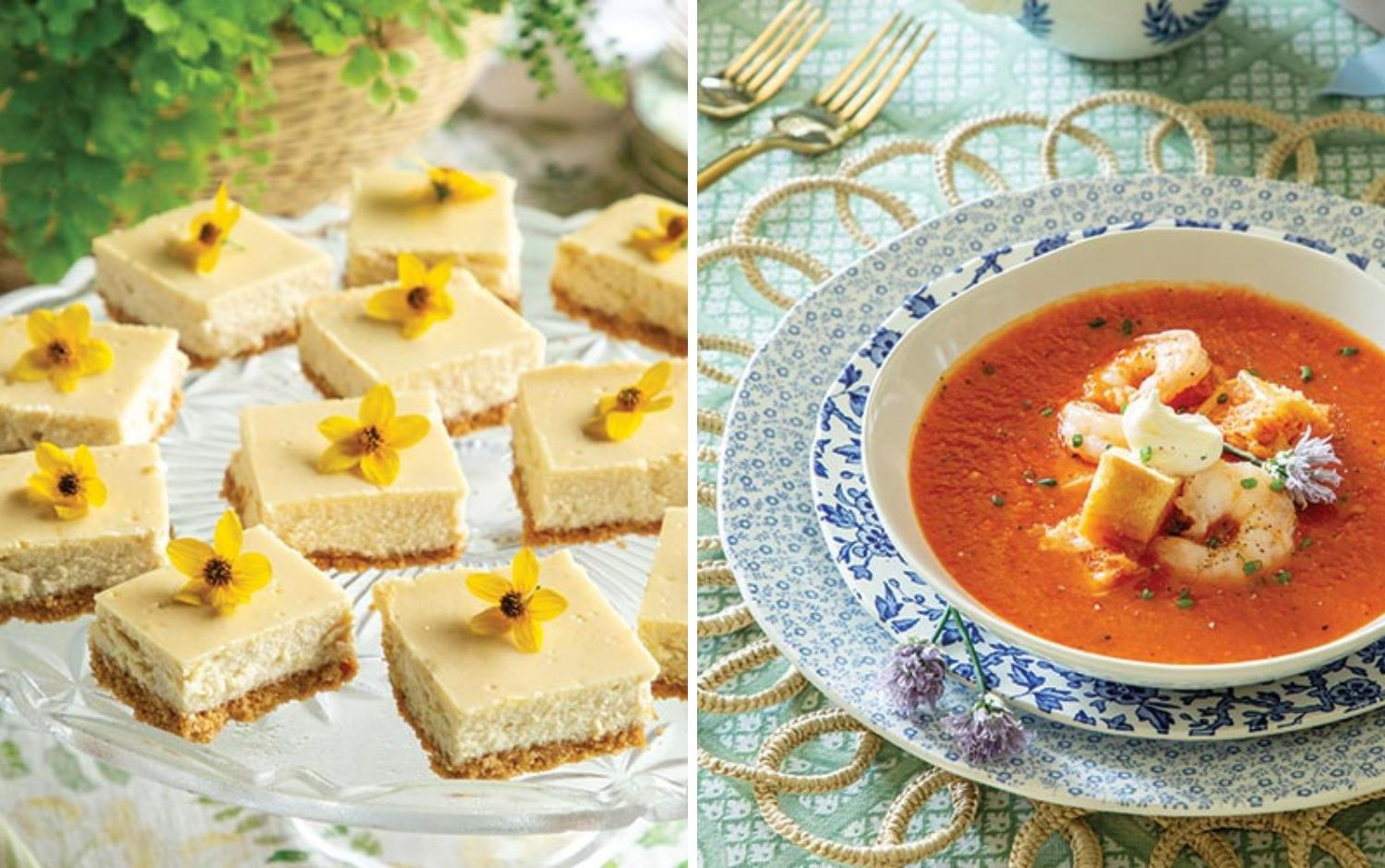 March/April 2023 Party Time food