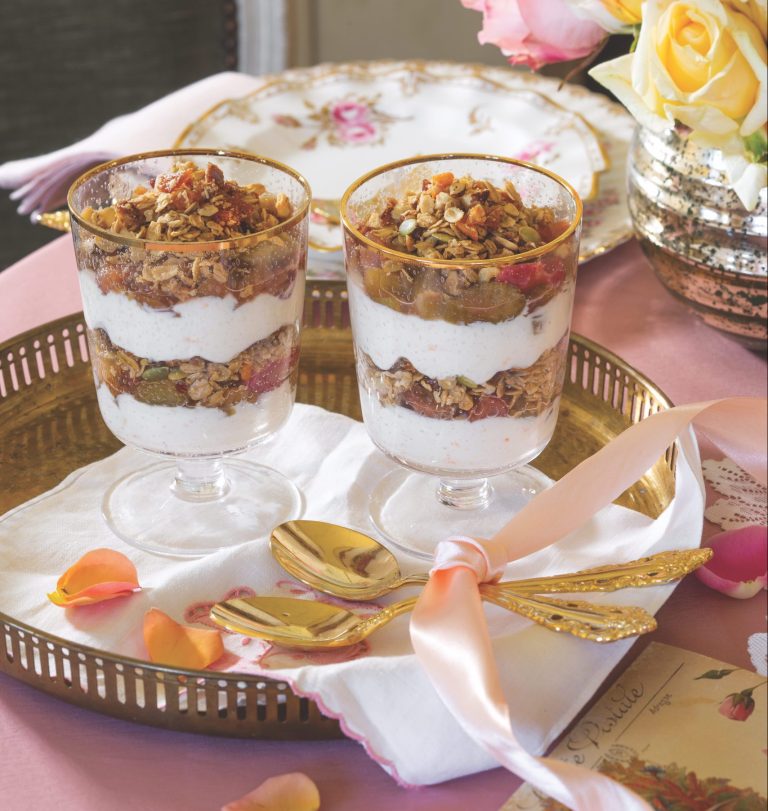 Rhubarb-Hazelnut Trifles