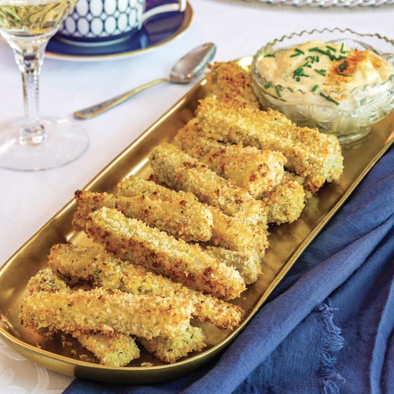 Jazz Brunch Baked Eggplant Fries