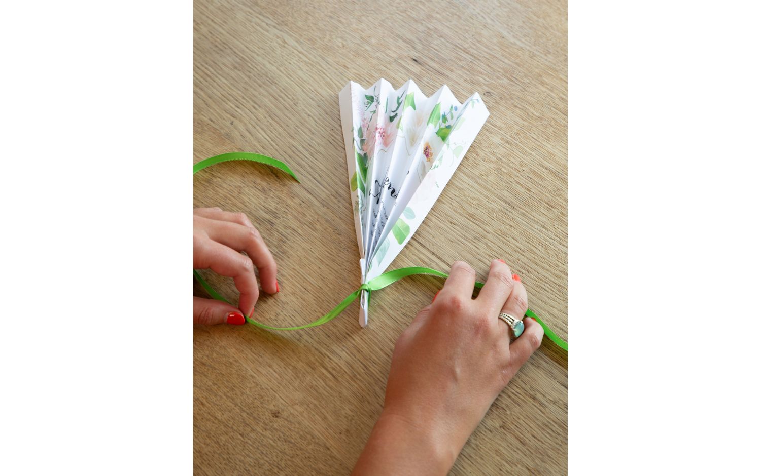 Fanfold Menu How-To Step 4