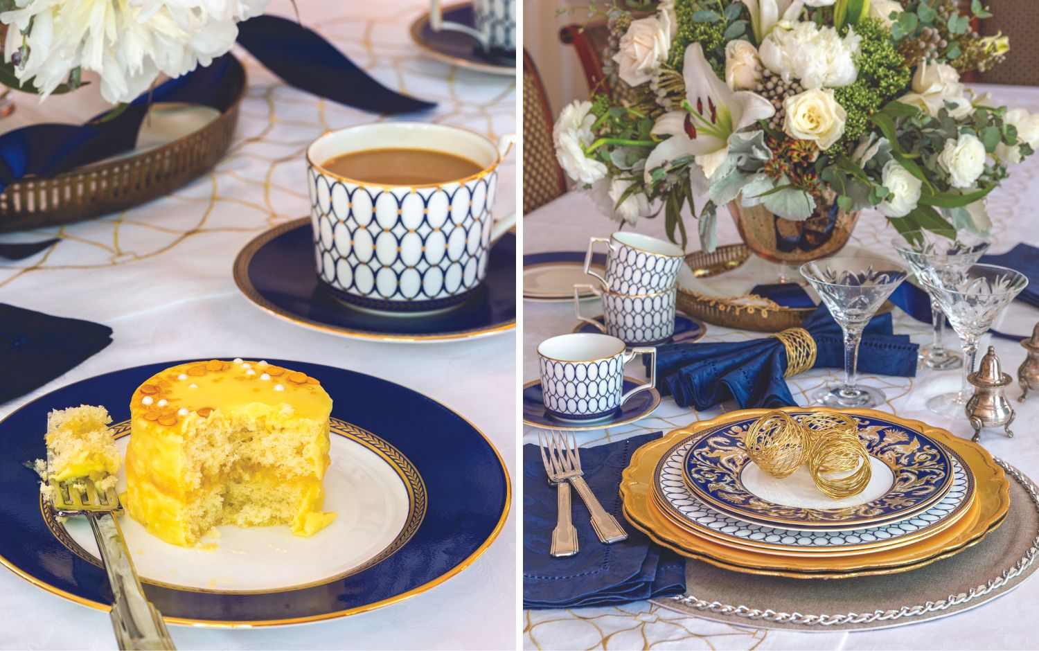 Jazz Brunch Dessert and Setting