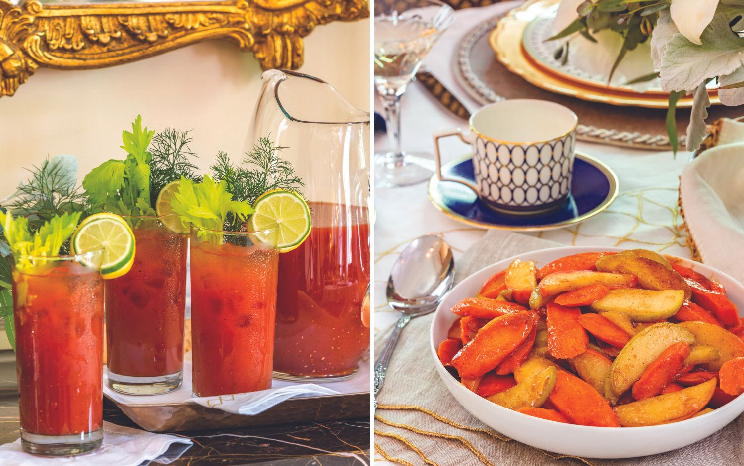 Jazz Brunch Food and Drinks