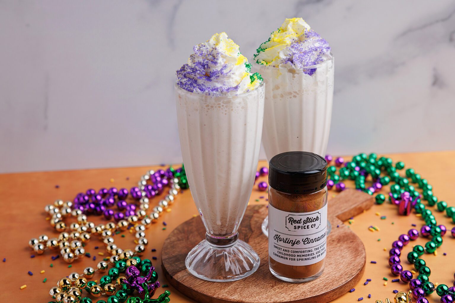 King Cake Milkshakes from Red Stick Spice Co.