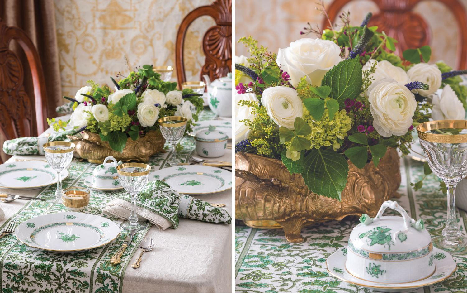 5 Gorgeous Green Tabletop Looks