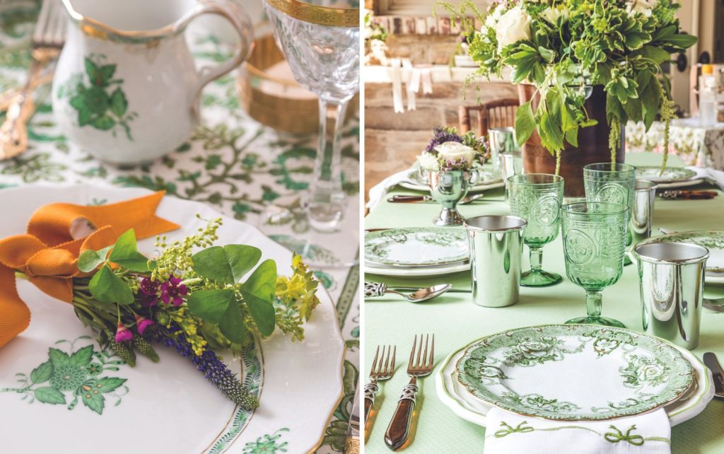 5 Gorgeous Green Tabletop Looks